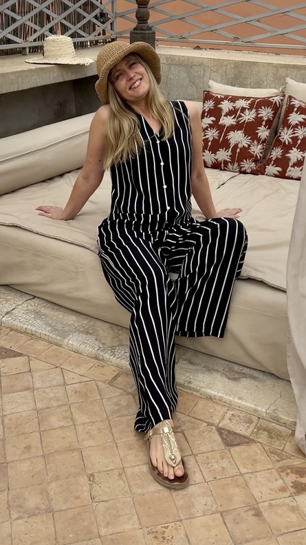 spódnico- spodnie tricolor