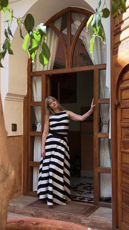 spódnico- spodnie tricolor