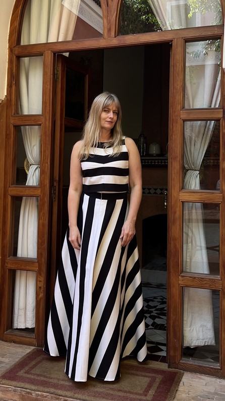 spódnico- spodnie tricolor