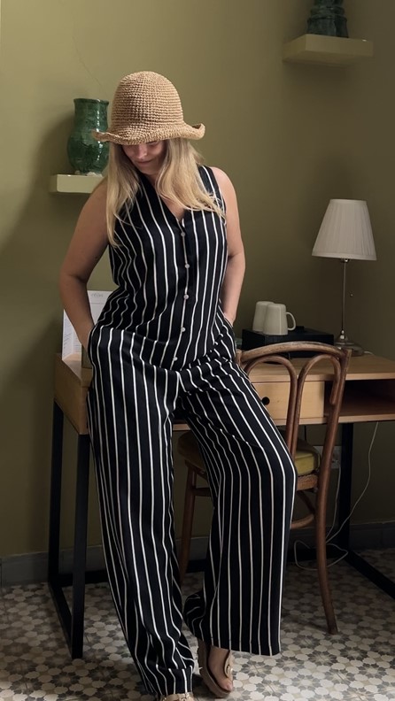 spódnico- spodnie tricolor