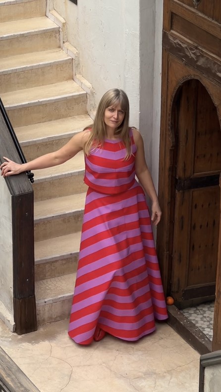 spódnico- spodnie tricolor