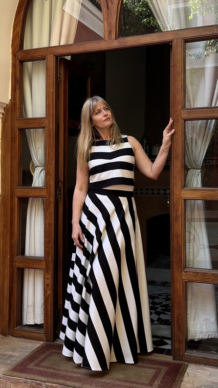 spódnico- spodnie tricolor