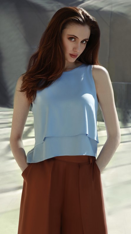 bluzka azul