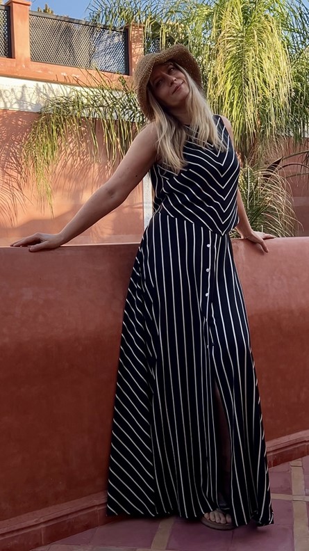 spódnico- spodnie tricolor