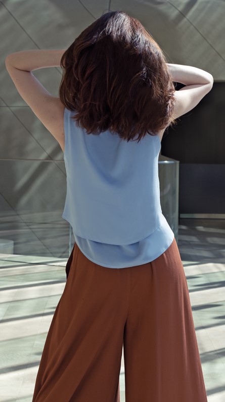 bluzka azul