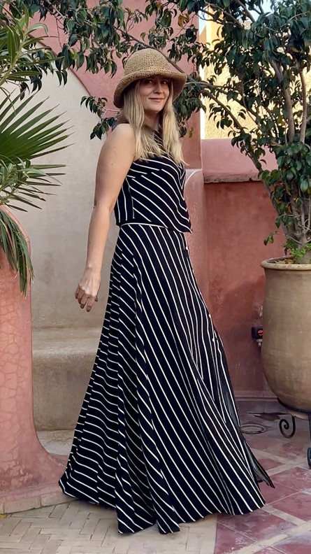 spódnico- spodnie tricolor