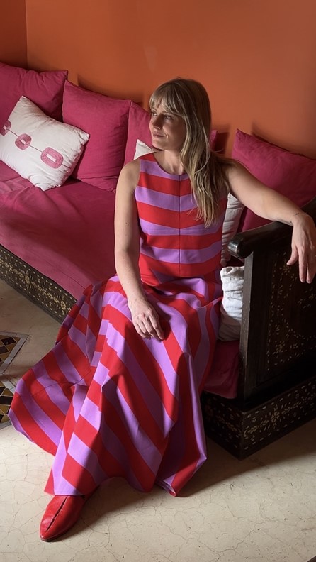 spódnico- spodnie tricolor