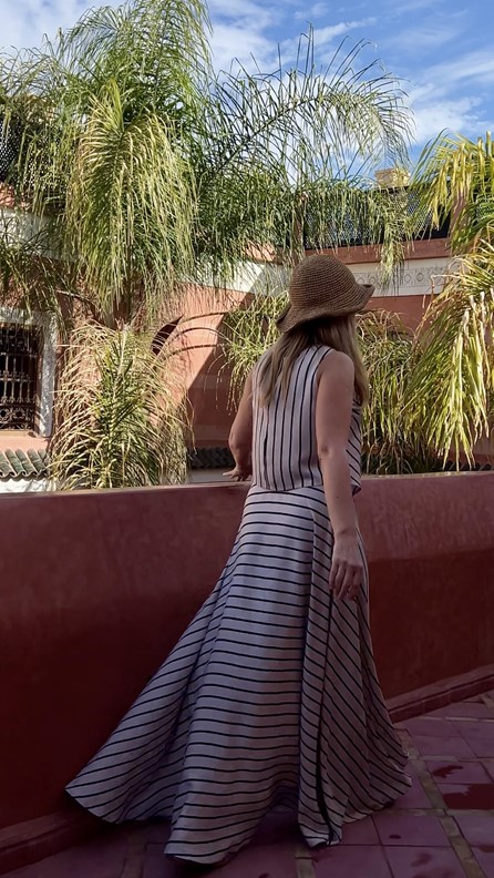 spódnico- spodnie tricolor