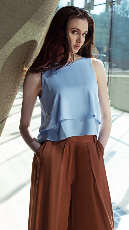 bluzka azul