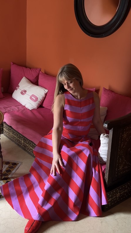 spódnico- spodnie tricolor