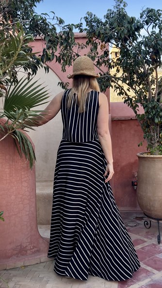 spódnico- spodnie tricolor